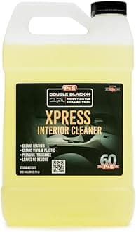 P & S Professional Detail Products Xpress Interior Cleaner – Safe for Leather, Vinyl, Plastic & More, Removes Dirt, Grease & Oil, No Residue, Fresh Scent, No Dilution Needed - 1 Gallon