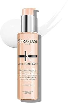Kérastase Curl Manifesto Gel Cream for Curly, Wavy Hair 150ml | Curl Defining Leave-in Gel Cream for Curly & Wavy Hair | Infused with Manuka honey, Ceramide and Shea Butter
