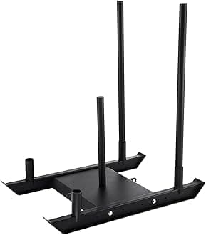 VEVOR Weight Training Pull Sled, Fitness Strength Speed Training Sled, Steel Power Sled Workout Equipment for Athletic Exercise and Speed Improvement