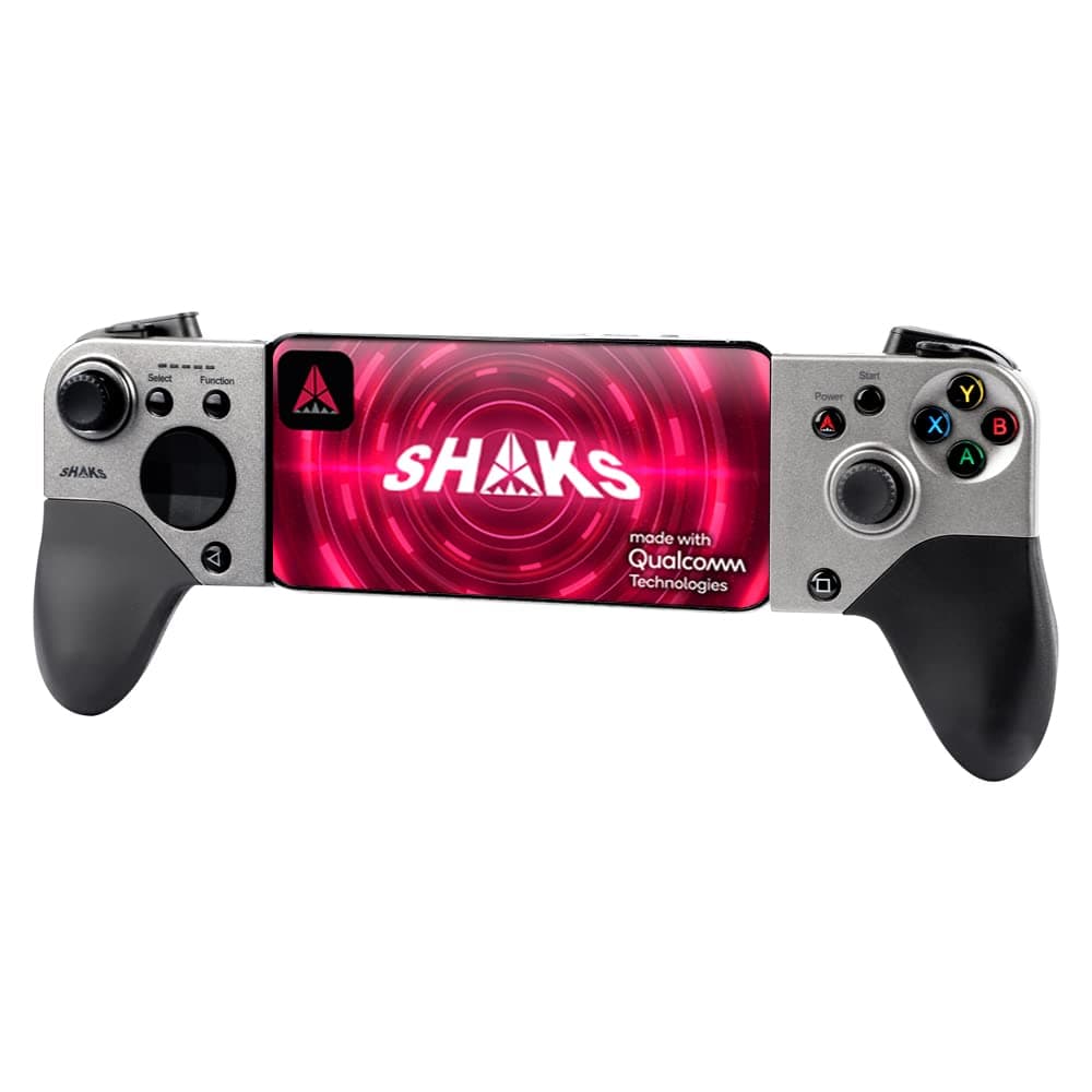 SHAKS S5b XGRIP Wireless Gamepad Controller for Android, Windows, iOS and X-Cloud, Stadia, Geforce, Portable Mobile Game Controller, Powered by Qualcomm, including 3 months Blacknut clould gaming Pass