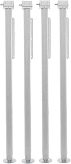 EZ Lite Truck Camper Corner Jacks Set of 4 with mounting Brackets and Crank Handle