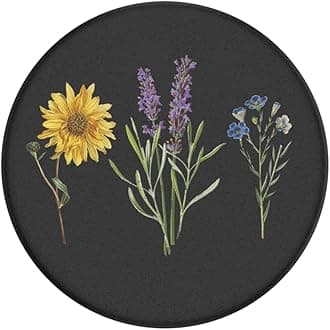 PopSockets Phone Grip with Expanding Kickstand, Floral PopGrip - Vintage Garden