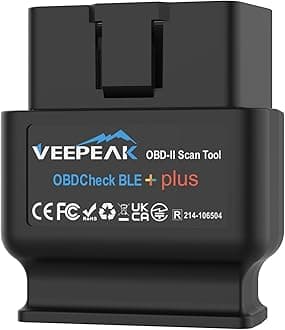 OBDCheck BLE+ Bluetooth 4.0 OBD2 Scanner for iOS & Android, Car Diagnostic Code Reader Scan Tool for Universal OBDII/EOBD Vehicles