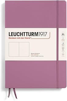 LEUCHTTURM1917 - Notebook Hardcover Composition B5-219 Numbered Pages for Writing and Journaling (Dusty Rose, Plain)