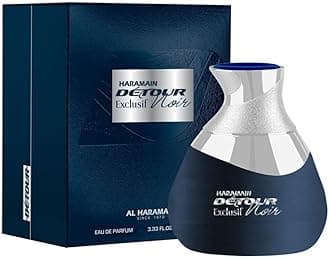 Al Haramain Detour Noir Exclusif Eau de Parfum Spray for Unisex, 3.4 Ounce