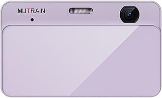 MUTRAIN Slide Open Digital Point and Shoot Pocket Camera with Mirror, Y2K 1080P Photography Practice, Purple, X10, 32G…