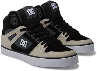 DC Shoes Men's Low-Top Sneakers, Black Grey Brown, 10