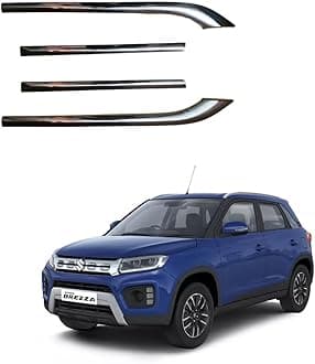 Car Door Body Side Beading/Molding/Cladding for Maruti Suzuki Vitara Brezza Set of 4