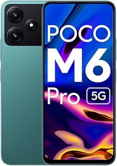 POCO M6 Pro 5G (Forest Green, 4GB RAM, 64GB Storage) | Snapdragon 4 Gen 2 | 6.79" Large Screen with 90Hz Refresh Rate | 50 MP Dual AI Camera