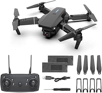 2025 Foldable Drone with 1080P Dual Camera for Adults, RC Quadcopter WiFi FPV Live Video, Altitude Hold, One Key Take Off/Land