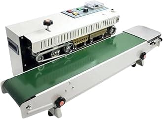 Sonic Industries Heavy-Duty Continuous Band Sealer � FR900 MS Horizontal Model | Dingye Make Industrial Packaging Sealing Machine