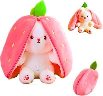 Toy Super Cute Plushie Soft Toys for Kids | Plush Soft Toys for Baby Boys and Girls Kids -Reversible Rabbit | Best Valentine Gift