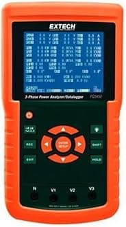 Extech PQ3450-30 3000A 3-Phase Power Analyzer and Data Logger Kit