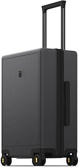 Rolling Carry on Luggage Airline Approved, Carry-on Suitcases with Wheels, Lightweight Luminous Textured Luggage for Men Women, Tsa Lock, 20 Inch, Dark Grey