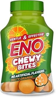 CHEWY BITES Tasty Chewable Antacid for Gentle & Effective relief from acidity - Antime, Anywhere!! - ORANGE FLAVOUR - Pack of 30 Tabs