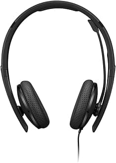 Lenovo Wired VoIP Headset, Microsoft Teams Certified, Black