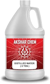 Premium Distilled Water 0 TDS (900 GM) - Pure Water for Versatile Applications