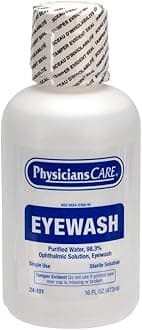 PhysiciansCare Eye Wash Solution, Sterile Isotonic Buffered Solution for Flushing & Irrigating Eyes, 16-oz Bottle