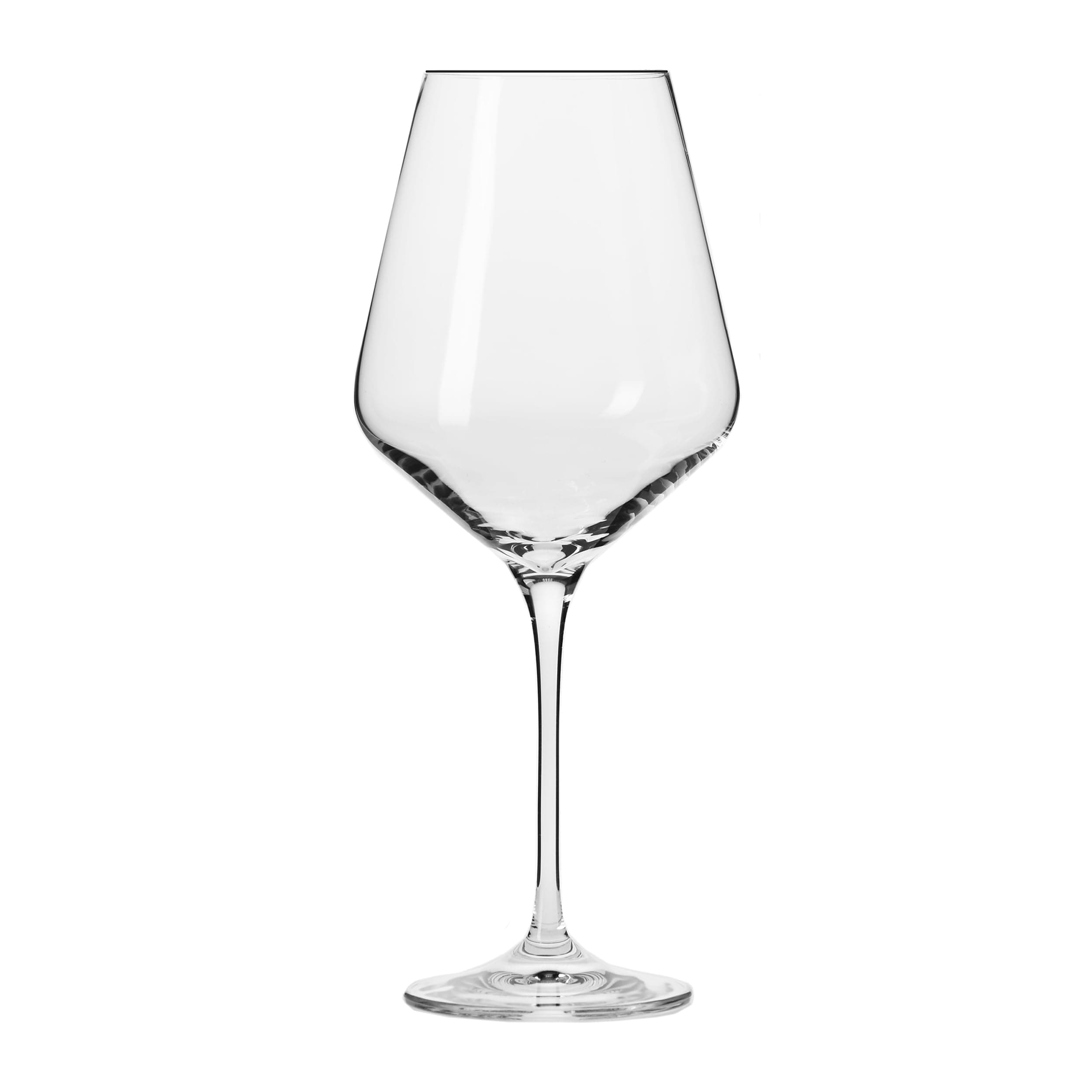 - Krosno Classic Red Wine Glasses Set of 6 pieces, 16.6 oz, Avant-Garde Collection, Crystal Glass Thin Rim Long Stem Unique Elegant Premium, Dishwasher Safe, Made in Europe