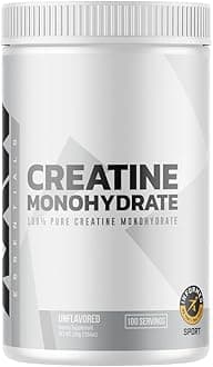 Unflavored Micronized Creatine Monohydrate Powder – 510g (100 Servings) | Supports Muscle Strength, Recovery & Performance