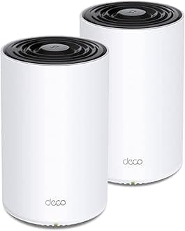 Deco Tri Band Mesh WiFi 6 System(Deco X68) - Covers up to 5500 Sq. Ft.Whole Home Coverage, Replaces Wireless Routers and Extenders, 2-Pack