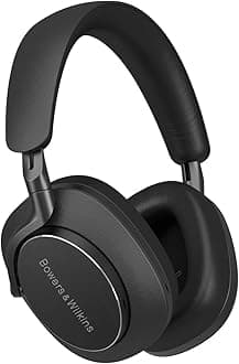 Px8 Wireless Headphones, Noise Cancelling Over-Ear Bluetooth Headphones with High-Resolution Audio, 6-Mic ANC, Fast-Charge, 30-Hour Battery Life - Black