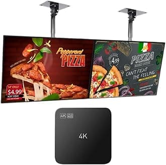 Digital Signage Advertising Display Box Commercial AD Media Player for Restaruant Shopping Mall Marketing Business (YM05/1+8G)