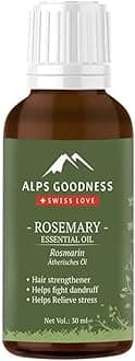 Rosemary Essential Oil (30 ml), Stimulates Hair Growth & Helps in Skin Toning - For Hair & Skin - Cruelty Free