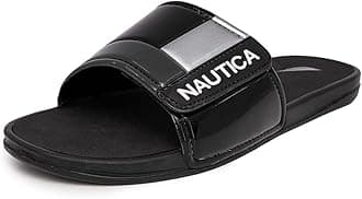 Nautica Men's Athletic Slide, Adjustable Straps Comfort Sandal-(Wide/Medium Width)