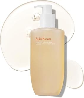 Sulwhasoo Gentle Cleansing Foam – Hydrating Daily Gel-to-Foam Facial Cleanser with Korean Herbal Ingredients Removes Makeup, Dirt & Impurities, Softens & Refreshes Skin Korean Skincare Face Wash