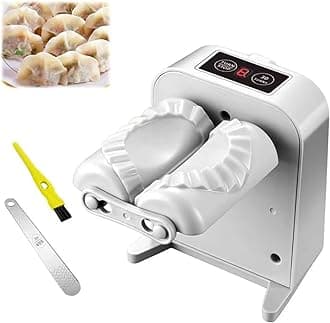 Electric Dumpling Maker Machine – Automatic One-Button Dumpling Press for Fast & Easy Dumpling Wrapping – Multi-Function Dough Maker for Dumplings, Ravioli, Empanadas & More.