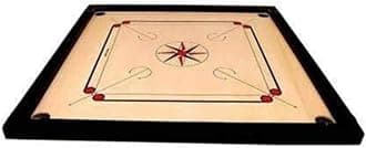 Kalindri Wooden Carrom Board with Coins and Striker