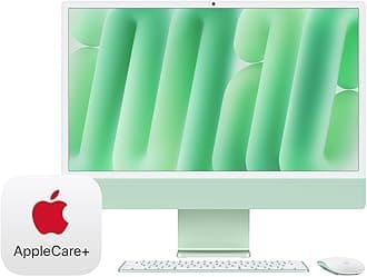 - 2024 iMac All-in-One Desktop Computer with M4 chip with 10-core CPU, 10-core GPU: Built for Apple Intelligence, 16GB Unified Memory, 256GB SSD Storage; Green with AppleCare+ (3 Years)