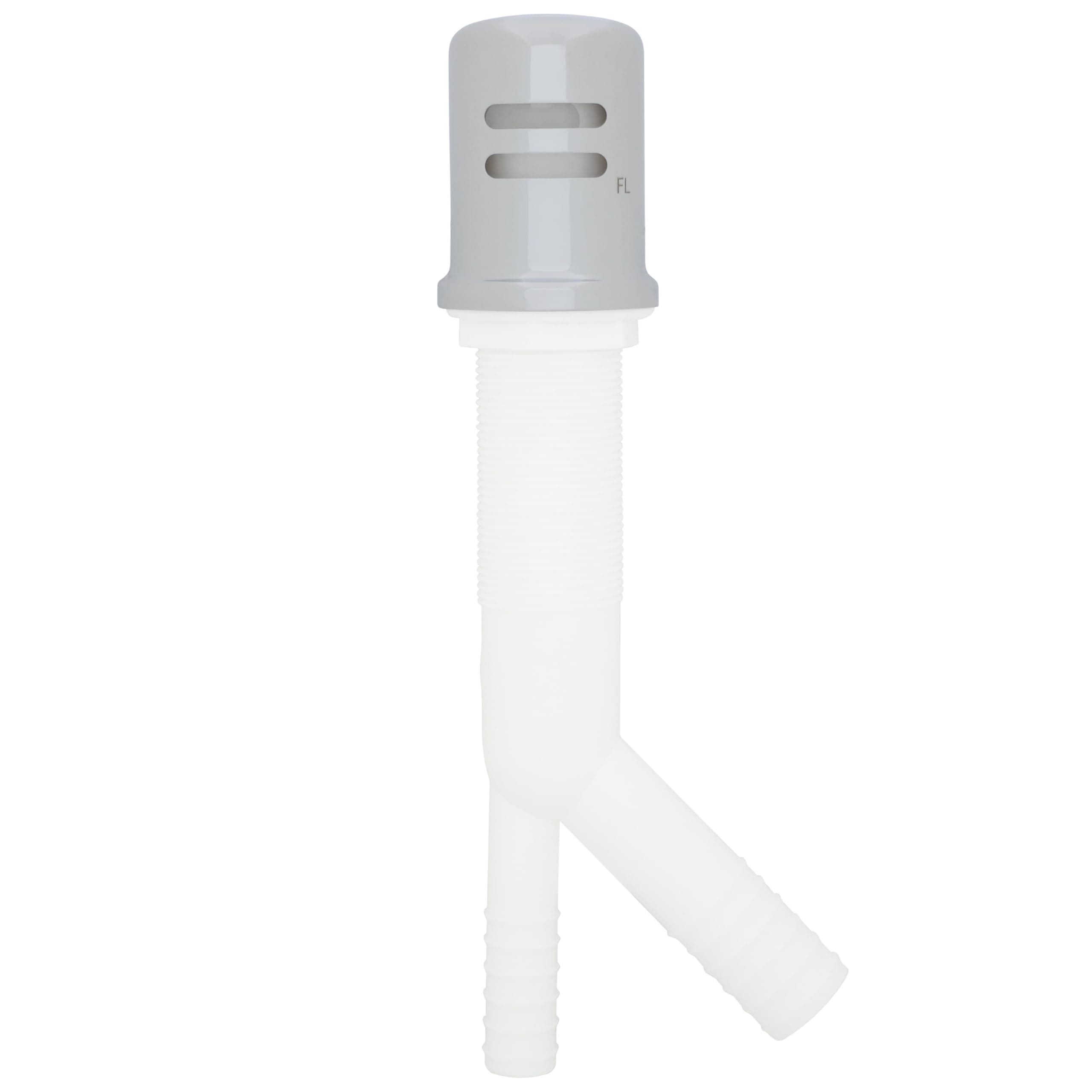 R200-1-26 1-3/4" x 2-3/4" Solid Brass Air Gap Cap Kit, Skirted, Polished Chrome