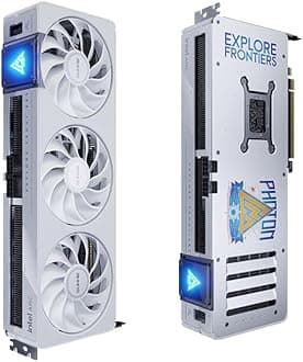 GUNNIR Intel Arc B580 Photon 12G White Graphics Card,2850 Mhz Video Card,12GB 192-bit GDDR6,PCIE4.0,1 HDMI2.1,3 DP2.1,3 Fans,TBP 220W