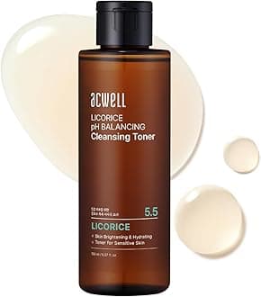 [ACWELL] 5.5 Licorice PH Balancing Cleansing Toner 5.1 Oz. Make-Up Remover