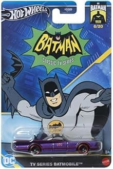 Hot WheelsBatman 85 Years 1:64 Scale Premium Pop Culture 2024 Mix (6/20 Classic TV Series)