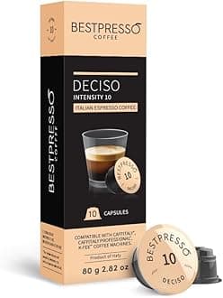 Coffee capsules compatible with Starbucks Verismo, Caffitaly, CBTL, K-fee systems 80 Pods (Desciso)
