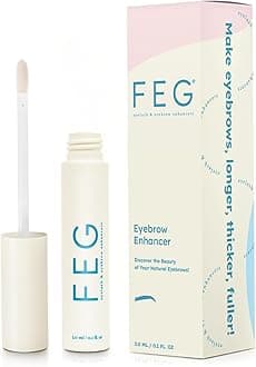 FEG Eyebrow Enhancer Growth Serum for Thicker Brows | Natural Brow Enhancing Serum for Growing and Thickening Eyebrows | Stimulates Natural Growth | 3ml | Single Pack