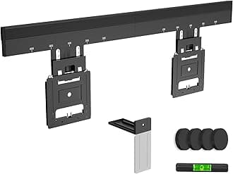Ultra Slim TV Wall Mount for 37 to 80 inch Flat& Frame TV, Max 165 lbs, 0.37'' Low Profile Wall Mount, VESA 200 x 200-600 x 400 mm