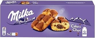 Milka Biscuit Cake, Soft Sponge with Chocolate Chip and Milk Chocolate Filling, 175g