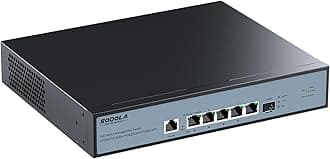 SODOLA 10Gb L2 Managed PoE Switch 150W|1X 10G SFP+&4 x 10GBase-T PoE Ports+1x10GBase-T Uplink, Max 90W PoE Output,IEEE802.3af/at/bt,Desktop&Wall Mount 10G Managed PoE Network Switch