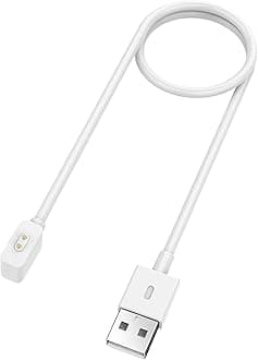 TiMOVO Charger Compatible with Redmi Watch 5/4/ 3 Active/Watch 3 lite, 3.3Ft Portable Charging Cable for Xiaomi Smart Band 9/9 pro/8/8 Pro/Active, White