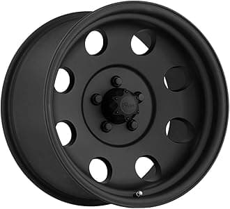 Pacer 164B LT Mod Black Matte Black Wheel with (16x8/8x6.50, 12mm Offset)