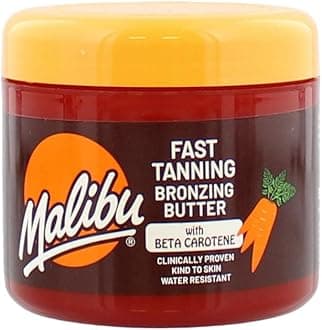 Sun Fast Tanning Bronzing Body Butter, Tan Accelerator with Beta Carotene, Moisturising Bronzing Tanning Lotion & Water Resistant Formula, 300ml