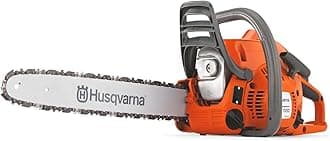 120 Mark III Gas Chainsaw, 38-cc, 2-Cycle X-Torq Engine, 16 Inch Chainsaw with Automatic Oiler, For Wood Cutting and Tree Pruning
