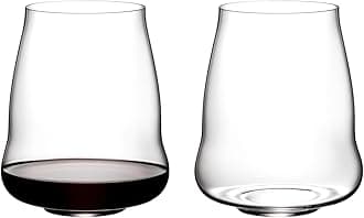 Riedel SL Stemless Wings Pinot Noir/Nebbiolo Wine Glass (Set of 2)