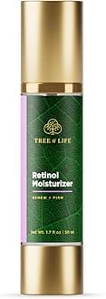 Tree of Life Beauty Moisturizer, Hydrating, Anti-Aging, Reduces Dark Spots & Fine Lines, Brightens, Firmer and Smoother Skin Non Greasy - Retinol Face Cream 1.7 Fl Oz