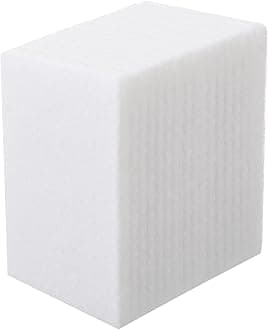 20 Pieces White Scrubbing Pad Non Scratch Scouring Pads Non Woven Scouring Sponge Multipurpose Abrasive Multi Surface Scrubber for Cleaning Polishing(6 x 9 Inch)