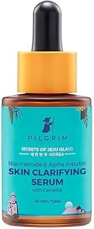 Pilgrim 5% Niacinamide & 1% Alpha Arbutin Skin Clarifying Face Serum | Hydrating & Soothing for Even-Looking Skin Tone | Helps Improve the Look of Dark Spots & Uneven Texture | 1.01 Fl Oz (30ml)